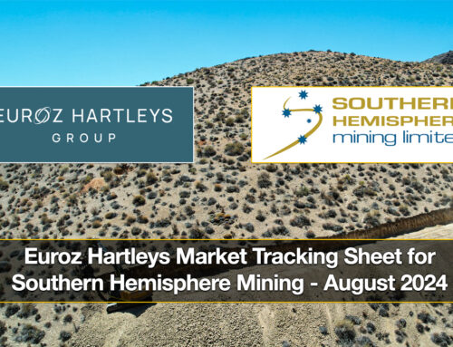 Euroz Hartleys Market Tracking Sheet for Southern Hemisphere Mining – August 2024