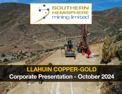 Llahuin Copper-Gold – SUH Corporate Presentation October 2024